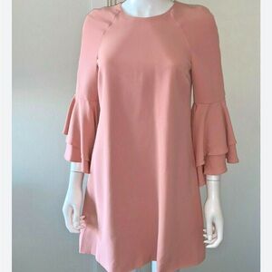 Pink Alexis long sleeve dress